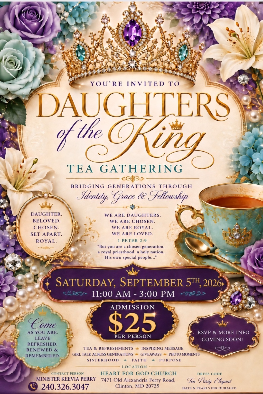 Daughters Tea Flyer